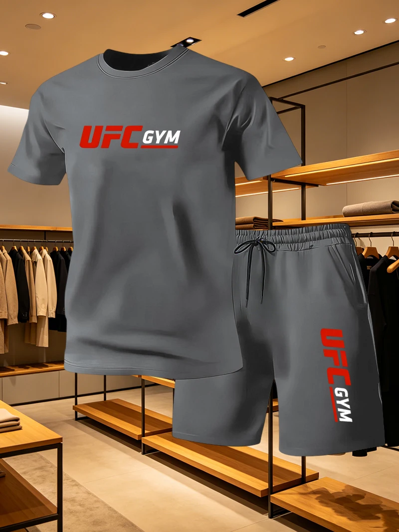 Summer Quotes - Men's Fashion T-shirt Shorts UFC Casual