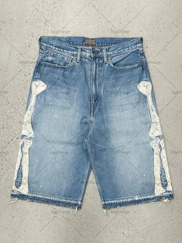 Summer Quotes - Deeptown Y2k Vintage Harajuku Denim Shorts