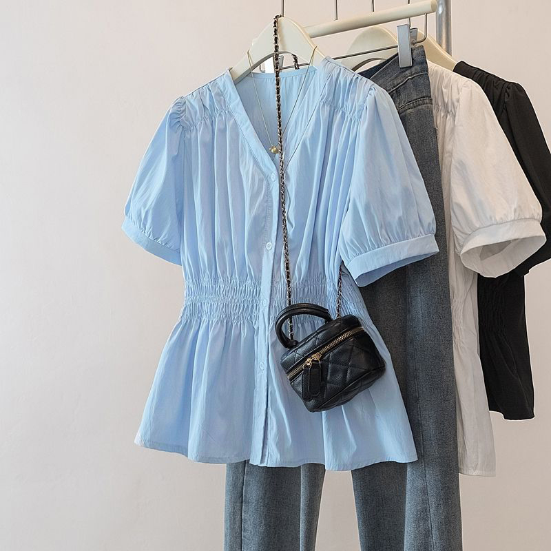 Summer Clothing Office - 200 Pounds Plus Size Elastic Waist