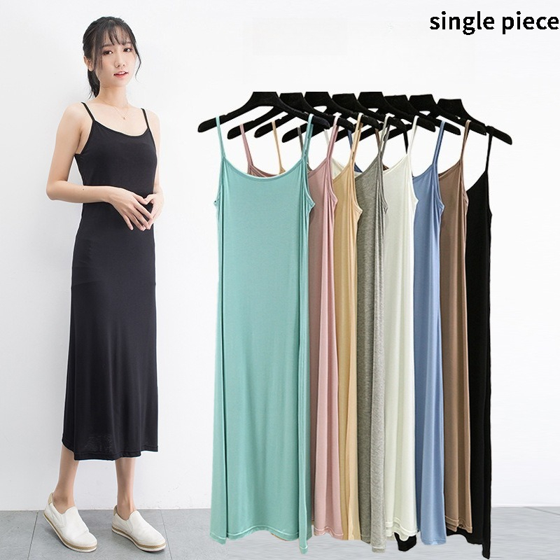 Summer Clothing Petite - Modal Camisole Vest Dress for Women
