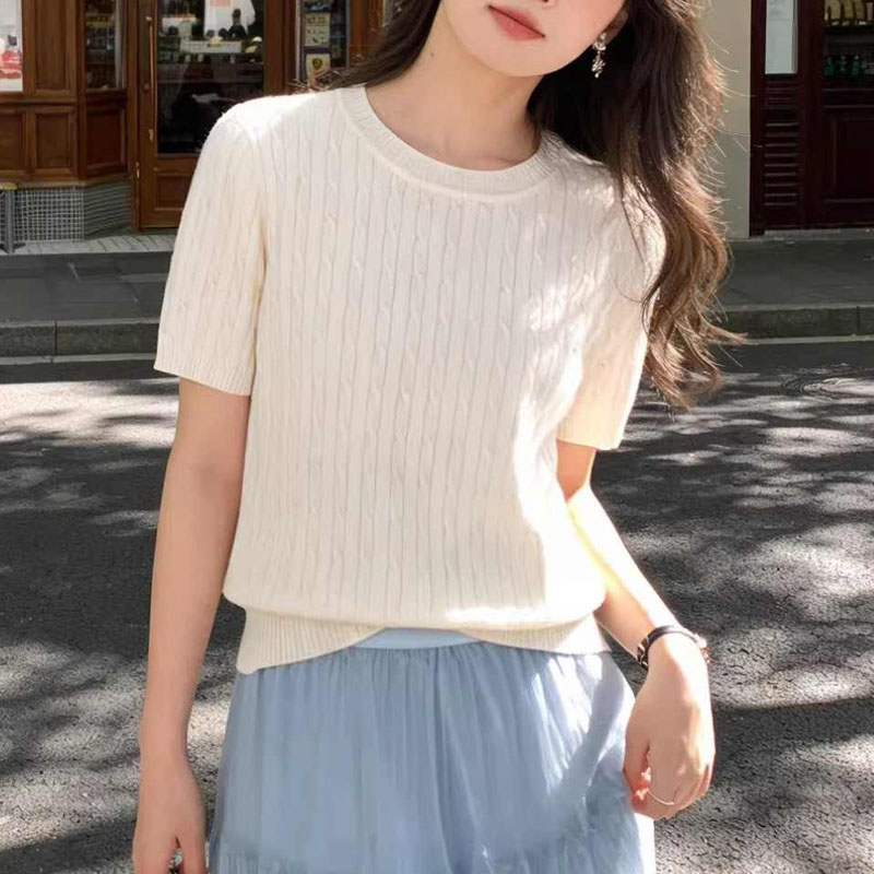 Summer Days Clothing - Knitted Sweater Women Pullovers Knitwears Short