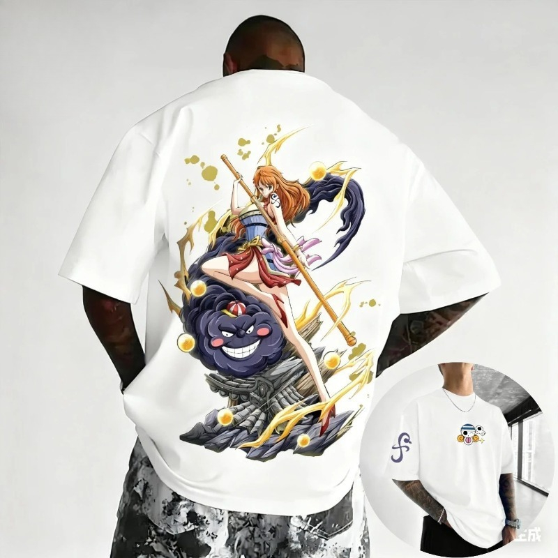 One Piece anime Nami T-shirt s - Japan Summer Festival Clothing review and price