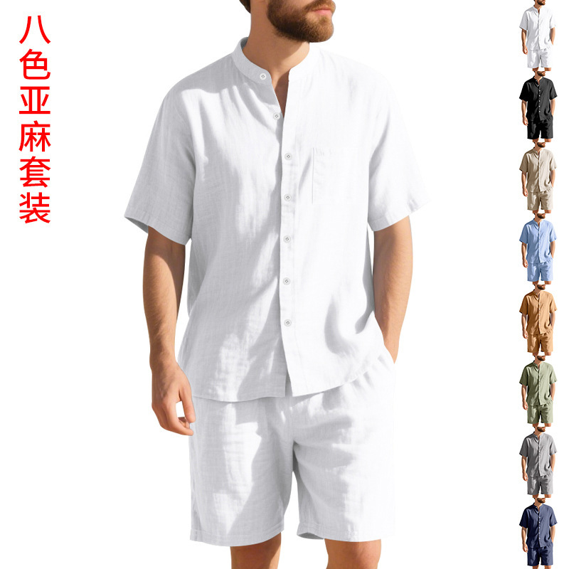 Summer Men's Linen Loose-Fit S - Summer Clothing For A Beach review and price