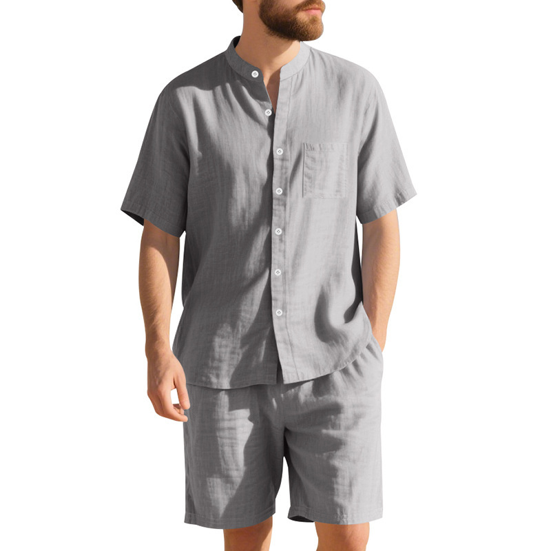Summer Men's Linen Loose-Fit S - Summer Clothing For A Beach review and price