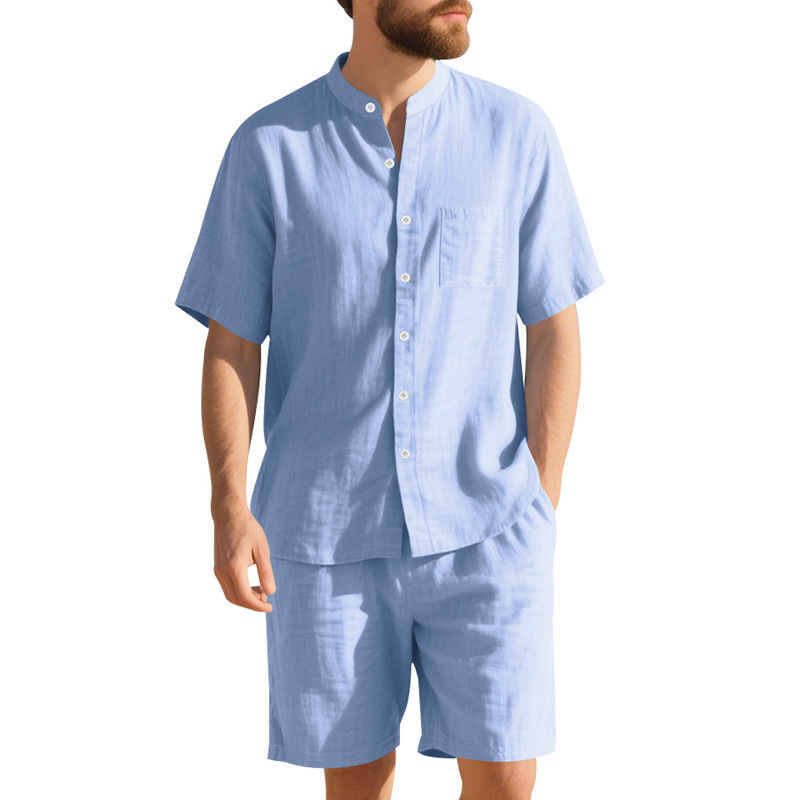 Summer Men's Linen Loose-Fit S - Summer Clothing For A Beach review and price