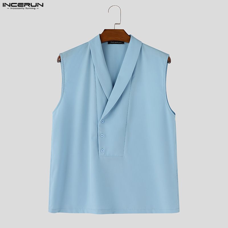 INCERUN Men Tank Tops Solid Co - Summer Clothing Colors 2026 review and price