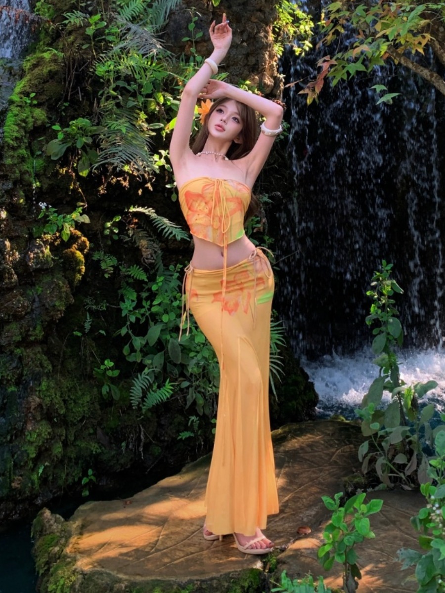 Island Vacation Yellow Tie-Dye - Soft Summer Yellow Clothing review and price