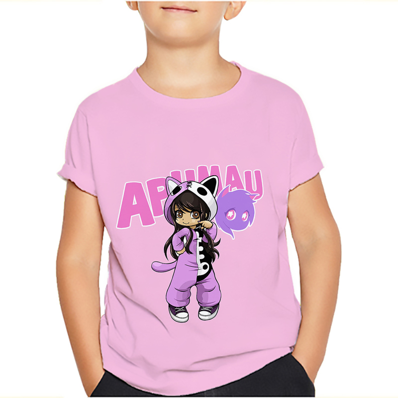 Aphmau Meows Cat T Shirts Cart - Summer Clothing Baby Boy review and price