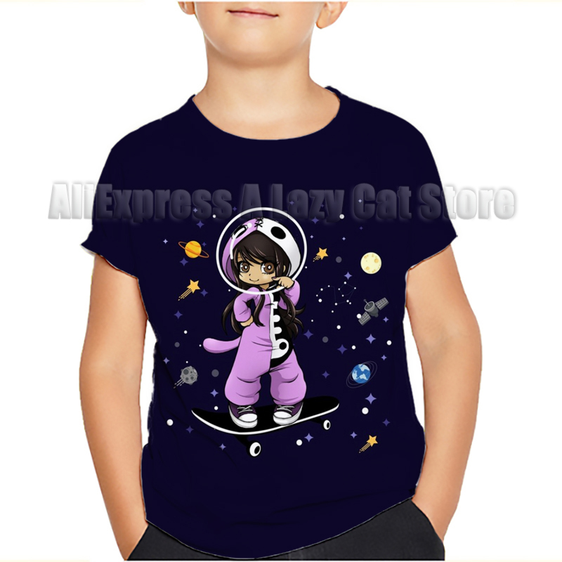 Aphmau Meows Cat T Shirts Cart - Summer Clothing Baby Boy review and price
