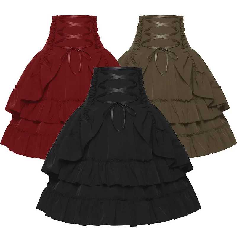 Women Victorian Skirt Medieval - Summer Renaissance Clothing review and price
