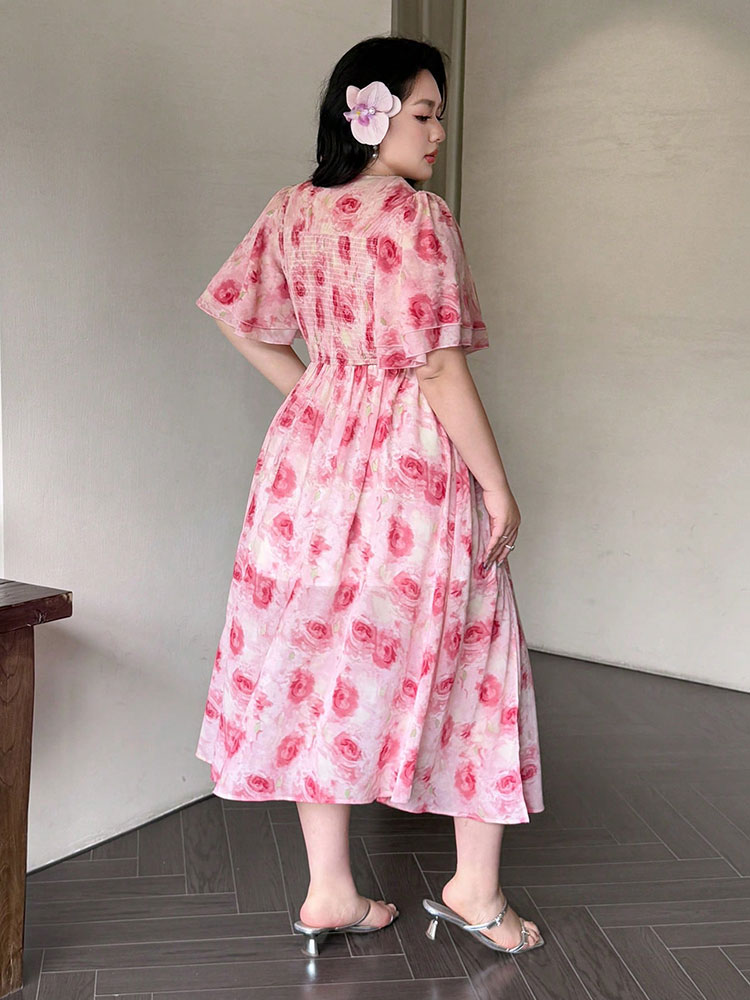 New Big Size Sexy V-Neck Flora - Summer Days Clothing review and price