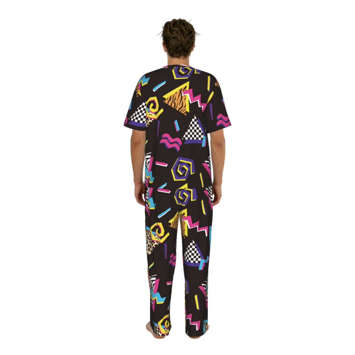 Men Pajamas Suit Short Sleeved - Summer Clothing Styles Men review and price