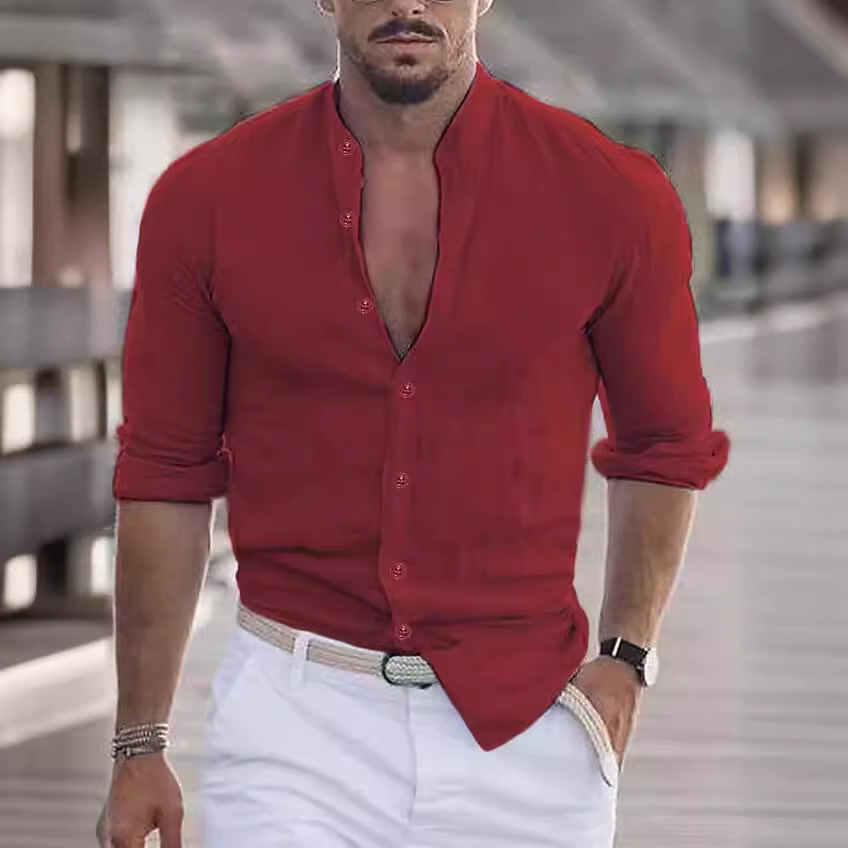 Blouse men 2026 casual new sum - Summer Clothing Colors 2026 review and price