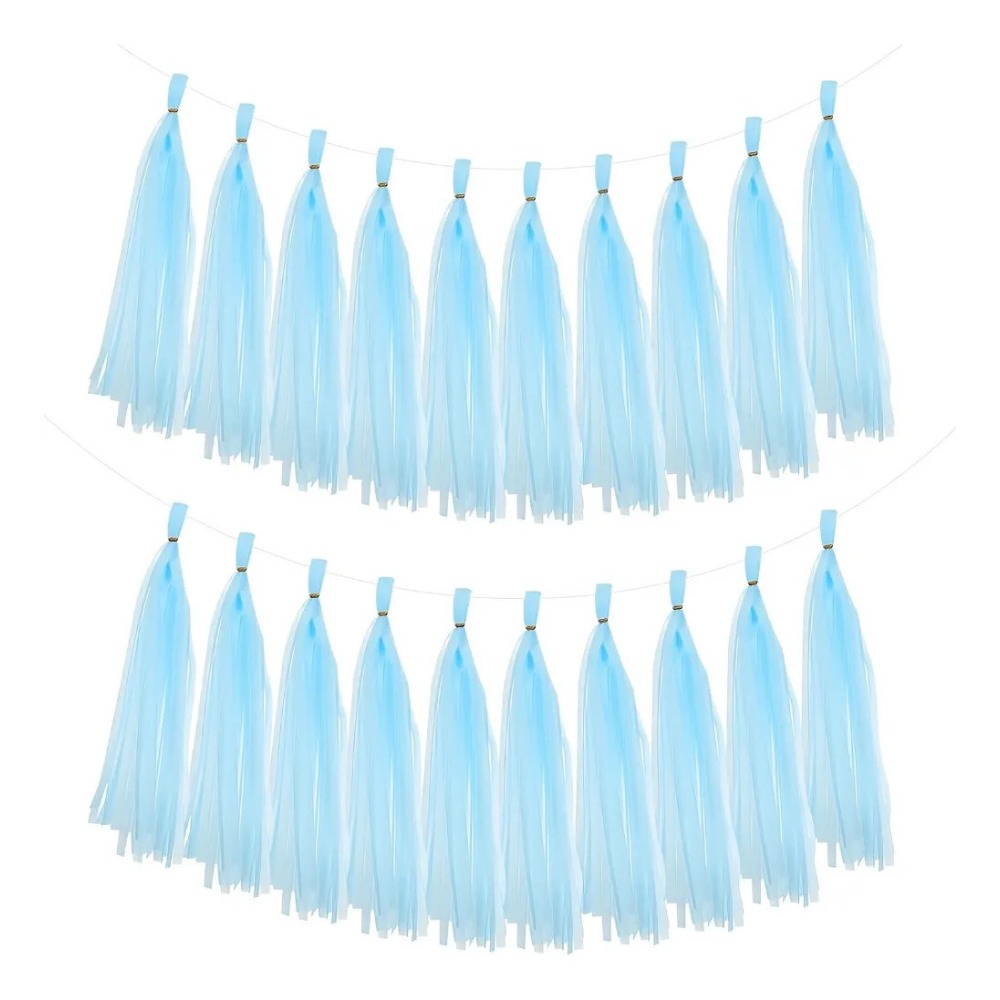 13Pcs Light Blue Foil Fringe T - Summer Clothing Banner review and price
