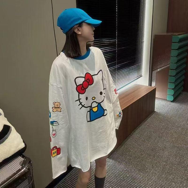 Long-Sleeved Hello Kitty Summe - Summer Clothing Tops review and price
