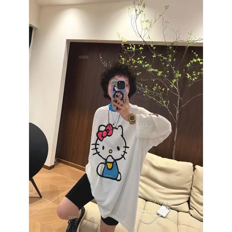 Long-Sleeved Hello Kitty Summe - Summer Clothing Tops review and price