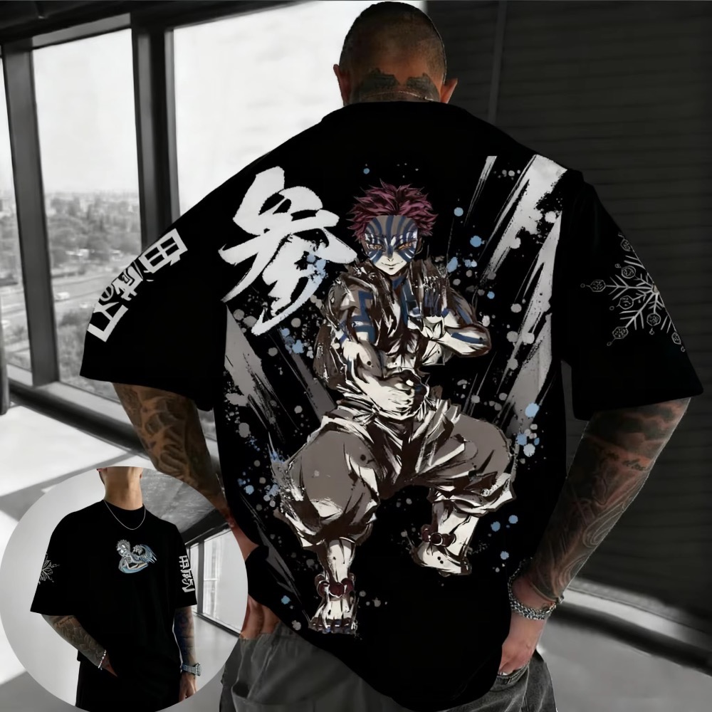 Summer Plus Size Demon Slayer  - Summer Clothing Styles Men review and price