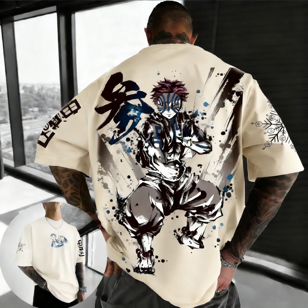 Summer Plus Size Demon Slayer  - Summer Clothing Styles Men review and price