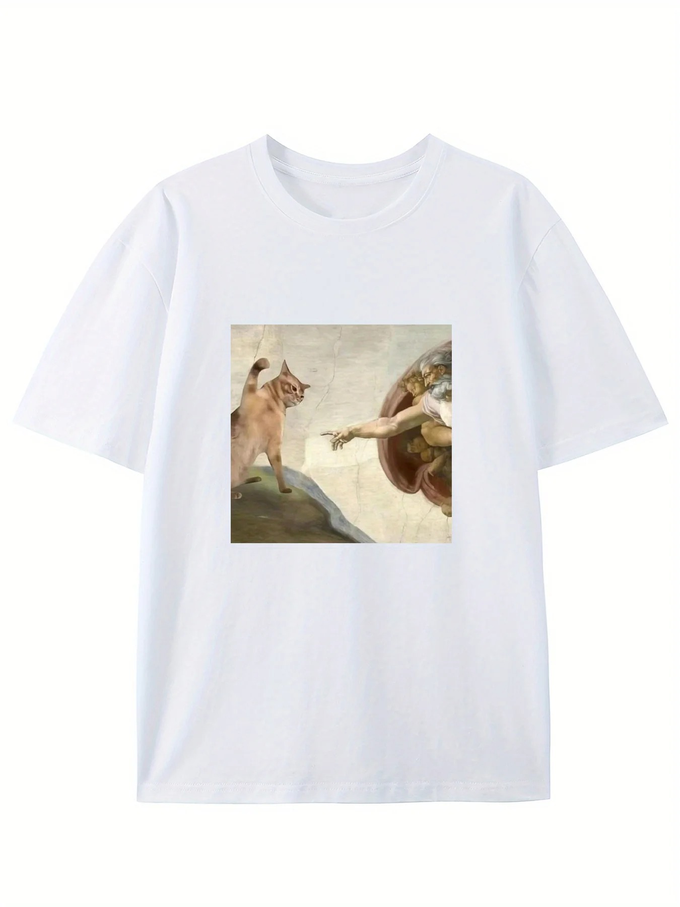 Creative Renaissance Cat T-Shi - Summer Renaissance Clothing review and price