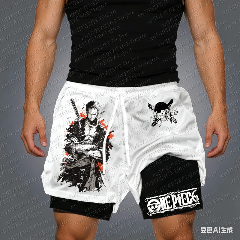 2026 One Piece Luffy Print Sho - Summer Clothing Layering review and price