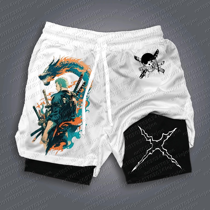 2026 One Piece Luffy Print Sho - Summer Clothing Layering review and price