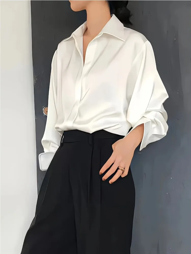 Plus Size Casual Women Silk Sh - Summer Clothing Office review and price