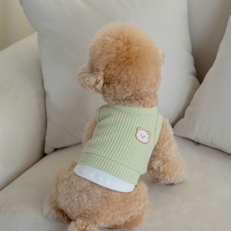 Yellow Waffle Pet Clothes Summ - Soft Summer Yellow Clothing review and price