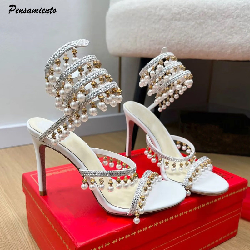 Luxury Rhinestones Pearls Tass - Summer Clothing Petite review and price