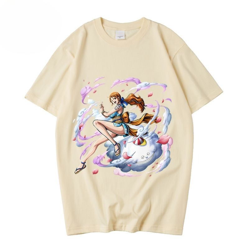 One Piece anime Nami printed T - Japan Summer Festival Clothing review and price