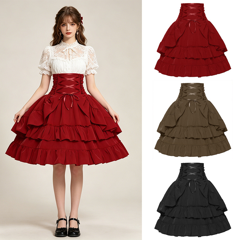 Women Victorian Skirt Medieval - Summer Renaissance Clothing review and price