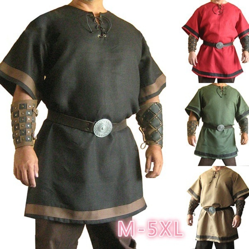 Casual Men's Stage Clothing Me - Summer Renaissance Clothing review and price