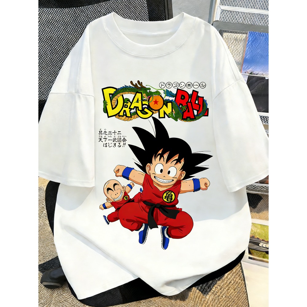 Plus Size Dragon Ball Anime Pr - Summer Clothing Styles Men review and price