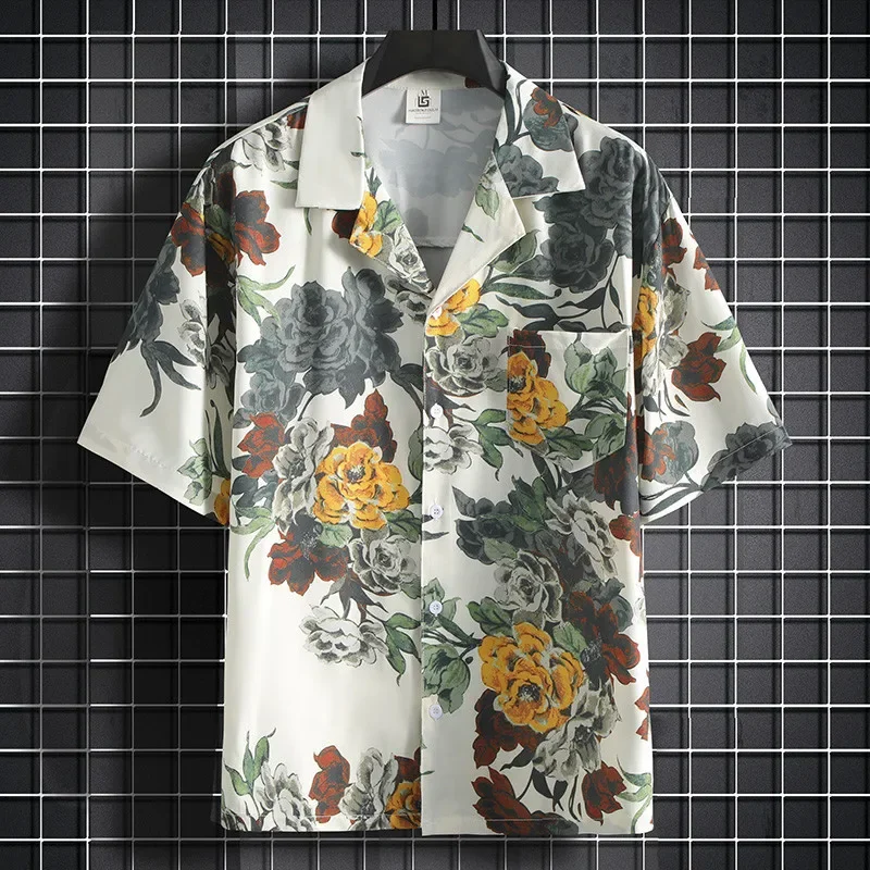 Printed Shirt Men's Short Slee - Summer Clothing Styles Men review and price