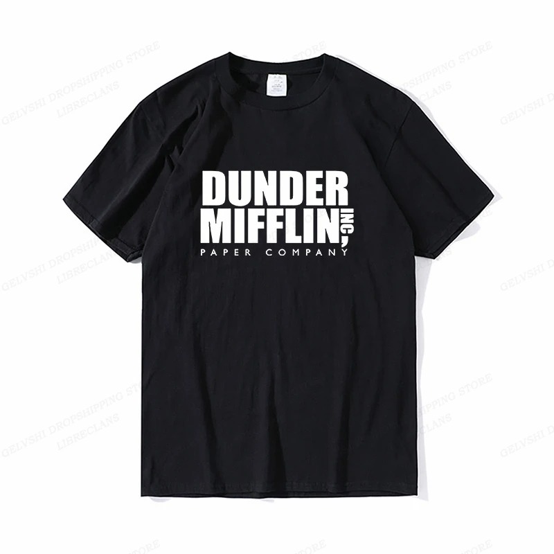 DUNDER MIFFLIN T Shirt Men Fas - Summer Clothing Teens review and price
