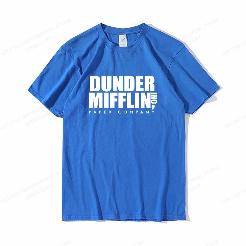 DUNDER MIFFLIN T Shirt Men Fas - Summer Clothing Teens review and price