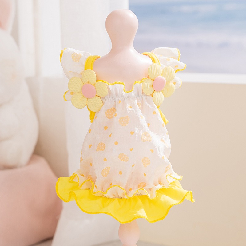 Yellow Love Dog Clothes Summer - Soft Summer Yellow Clothing review and price