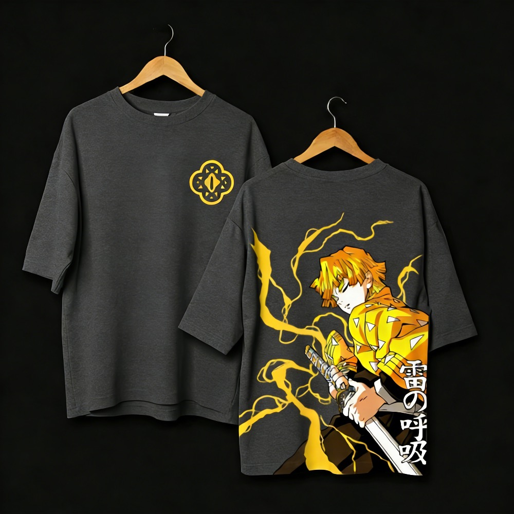 Plus Size Demon Slayer Anime P - Summer Clothing Styles Men review and price