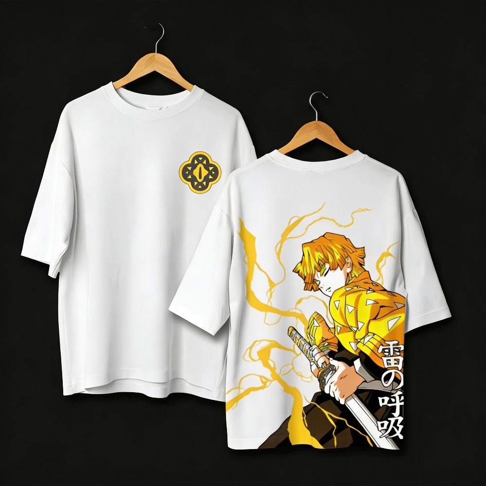 Plus Size Demon Slayer Anime P - Summer Clothing Styles Men review and price